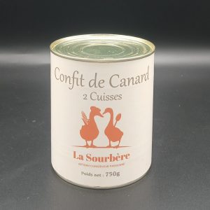 CONFIT DE CANARD 2 CUISSES 750g