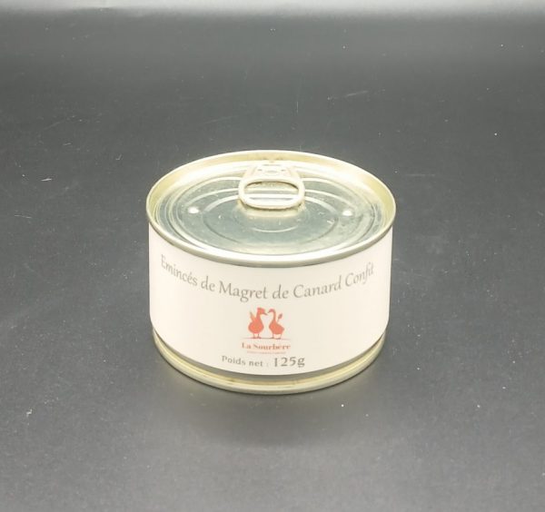 EMINCES DE MAGRET DE CANARD CONFIT 125 g