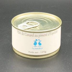 PATE DE CANARD AU PIMENT D ESPELETTE 125 g
