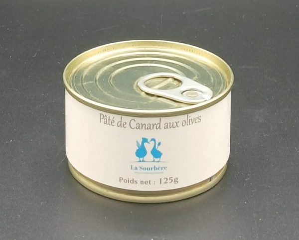 PATE DE CANARD AUX OLIVES 125 g