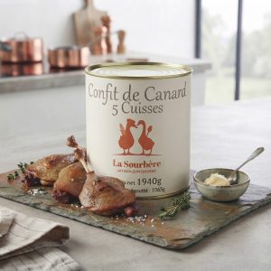 CONFIT DE CANARD 5 CUISSES 1940g
