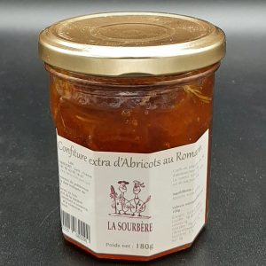Confiture abricots au romarin artisanale