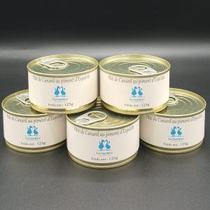 LOT DE 5 PATE AU PIMENT D ESPELETTE 5*125 g