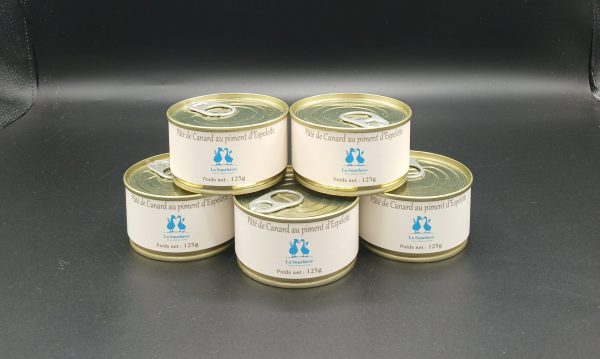 LOT DE 5 PATE AU PIMENT D ESPELETTE 5*125 g