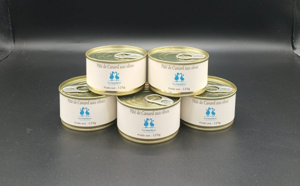LOT DE 5 PATES AUX OLIVES 5*125 g