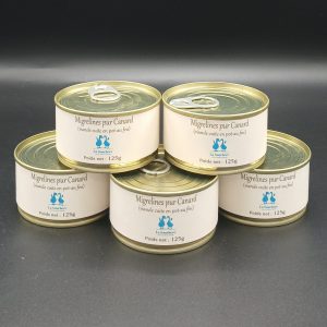 LOT DE 5 MIGRELINES PUR CANARD 5*125 g