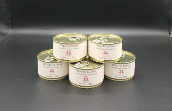 LOT DE 5 PATES AU FOIE 5*125 g