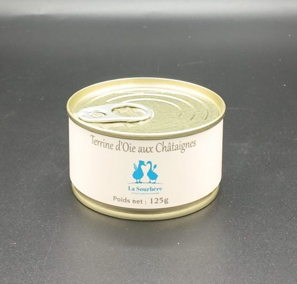 TERRINE D'OIE AUX CHATAIGNES 125g