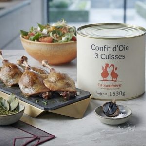 CONFIT D'OIE 3 CUISSES 1530g