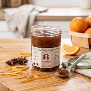 CONFITURE EXTRA D'ORANGE AMERE ET ARMAGNAC BOCAL 180g