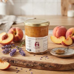 CONFITURE EXTRA DE PECHE & LAVANDE BOCAL 180 g