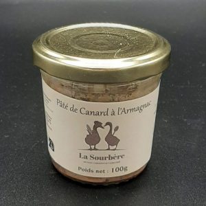 PATE DE CANARD A L'ARMAGNAC BOCAL 100 g
