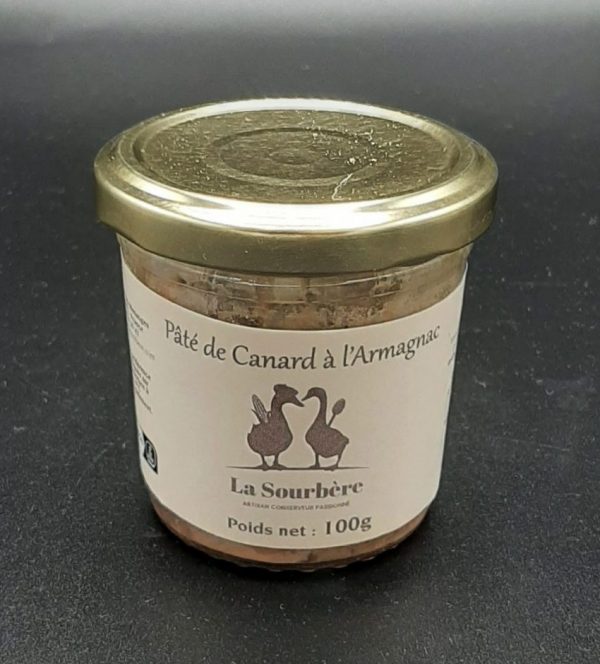 PATE DE CANARD A L'ARMAGNAC BOCAL 100 g