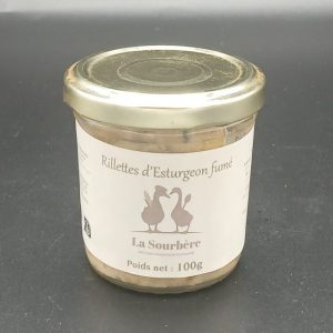 RILLETTES D'ESTURGEON FUME BOCAL 100 g
