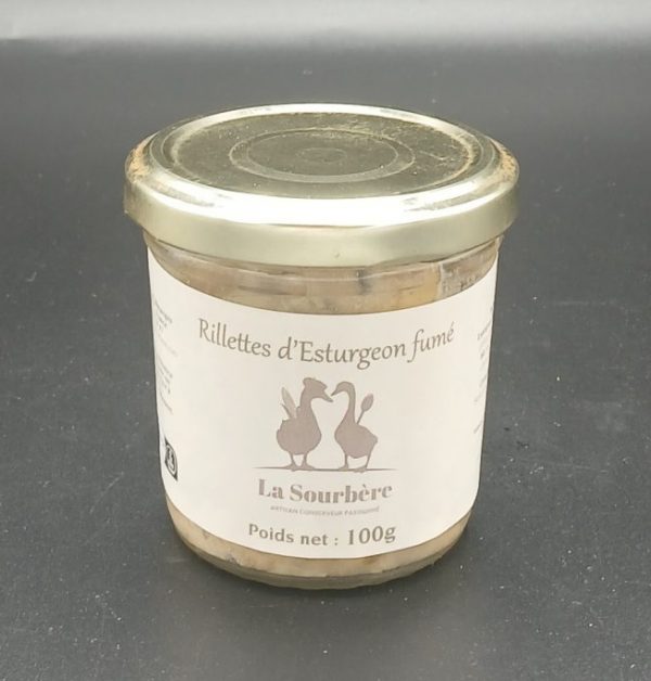 RILLETTES D'ESTURGEON FUME BOCAL 100 g