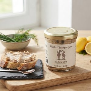 RILLETTES D'ESTURGEON FUME BOCAL 100 g
