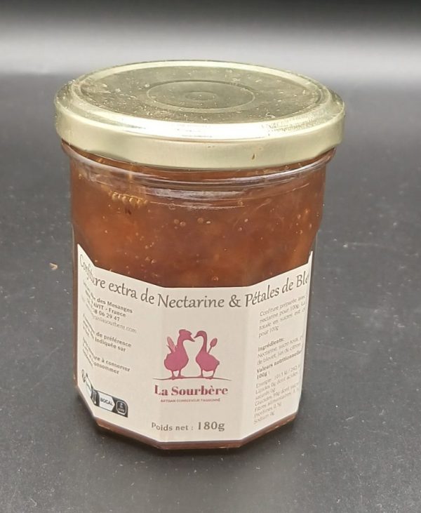 CONFITURE DE NECTARINE & PETALES DE BLEUET