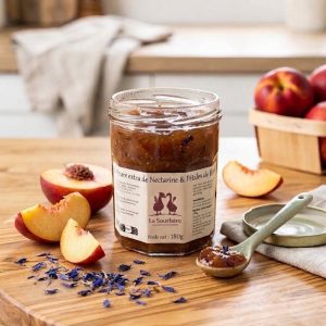 CONFITURE DE NECTARINE & PETALES DE BLEUET